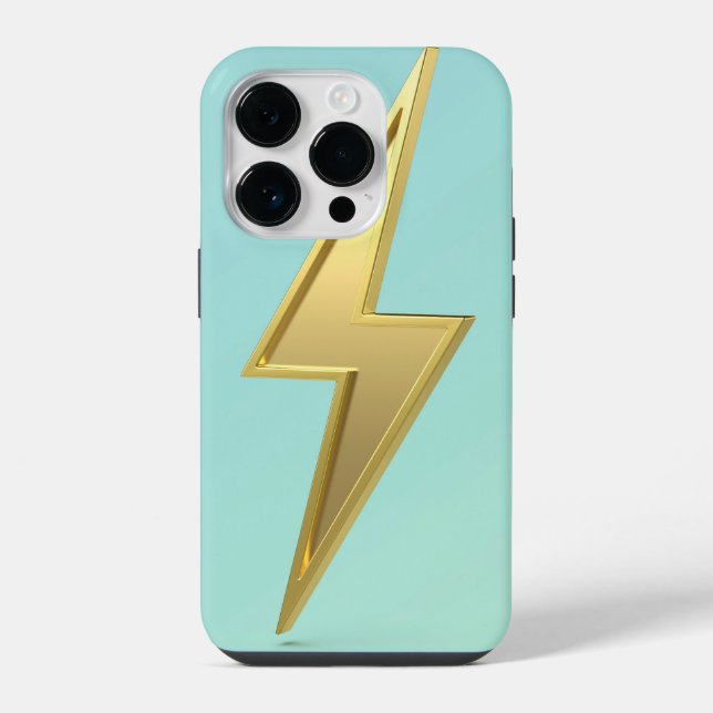 Lightning bolt symbol iphone case (Back)
