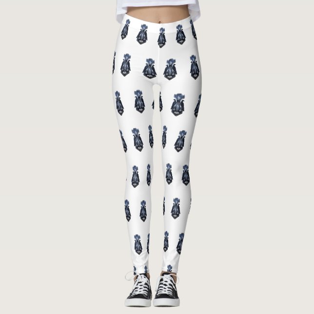 Lightning Bolt Thor's Hammer Leggings (Front)