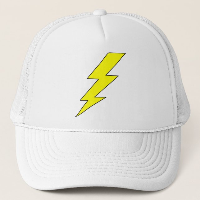 Lightning Bolt Trucker Hat (Front)