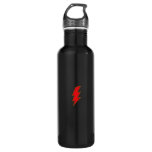 Lightning Bolt Water Bottle at Zazzle