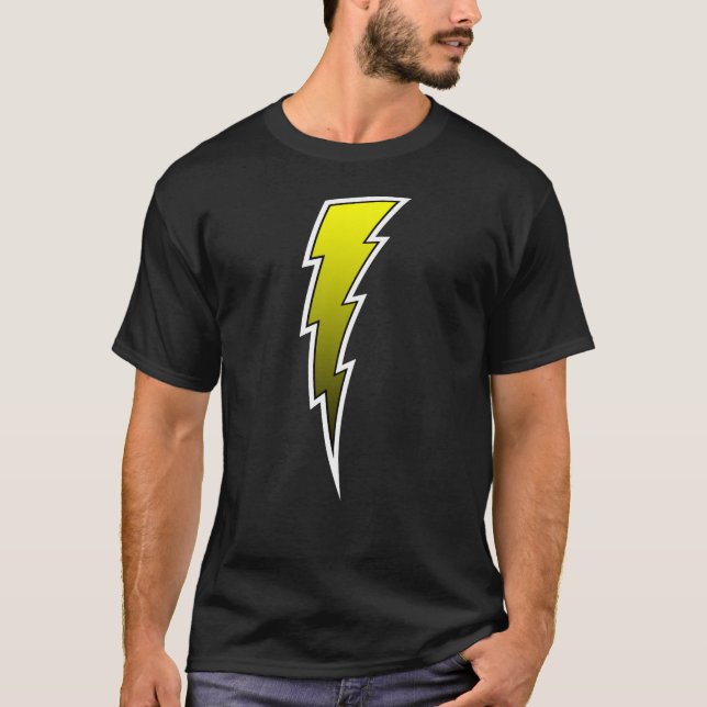 Lightning Bolt - Yellow T-Shirt (Front)