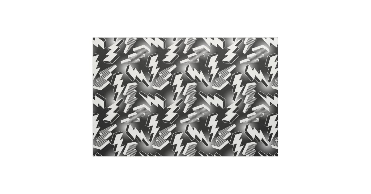 Lightning Bolts Fabric Zazzle