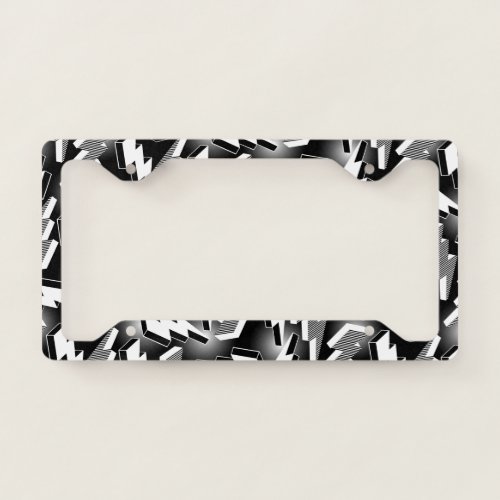 Lightning Bolts License Plate Frame