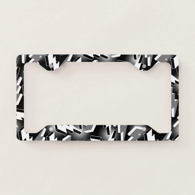 Lightning Bolts License Plate Frame (Front)