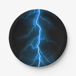 Lightning Bolts Paper Plates