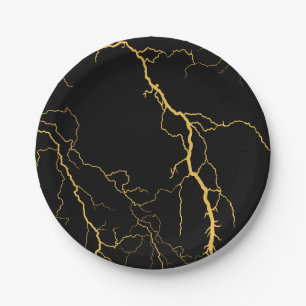 Lightning Bolts Paper Plates