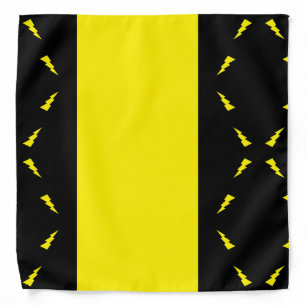 Lightning bolts pattern bandana