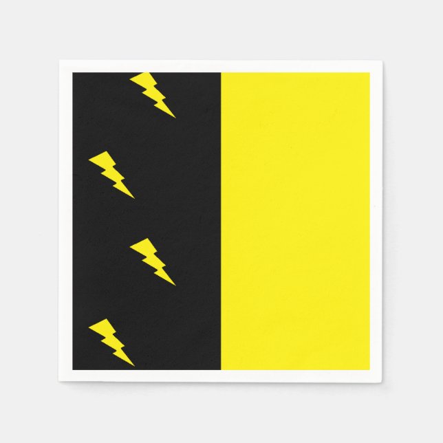 Lightning bolts pattern napkins (Front)