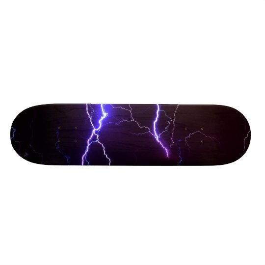 Lightning bolts skateboard