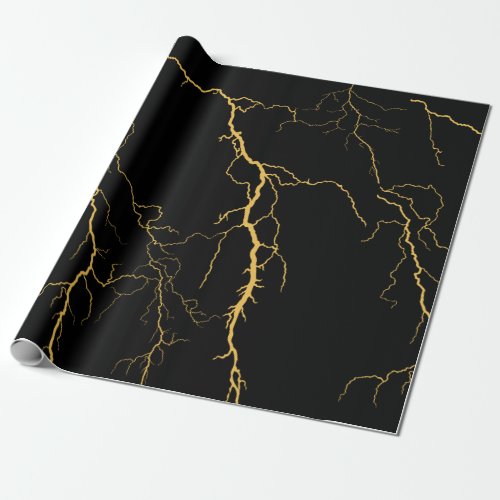 Lightning Bolts Wrapping Paper