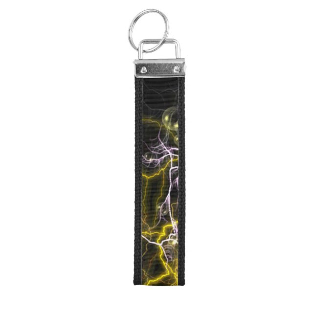 Lightning Bubbles Wrist Keychain (Keys on Top)