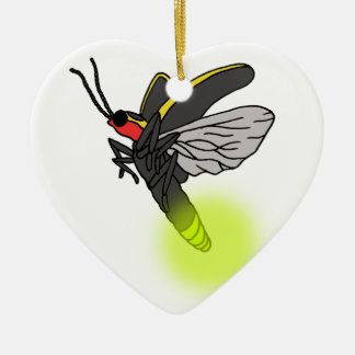 lightning bug flight 2 lit ceramic ornament