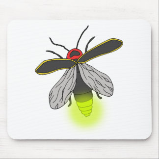 lightning bug flight lit mouse pad