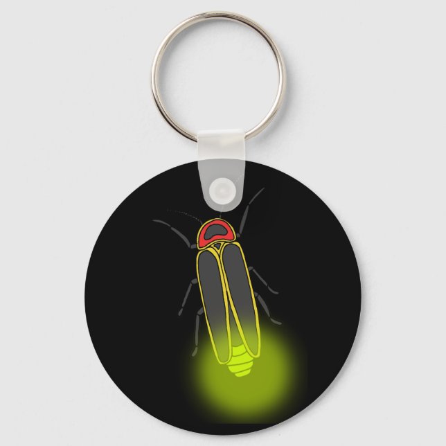 lightning bug lit keychain (Front)