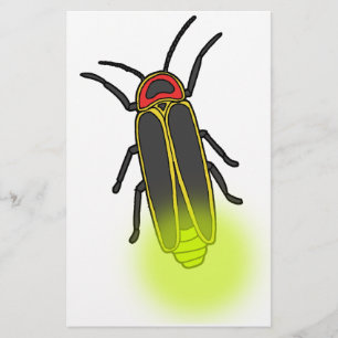 lightning bug lit stationery