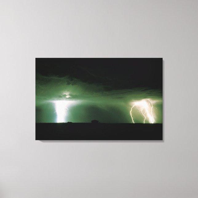 Lightning. Canvas Print (Front)