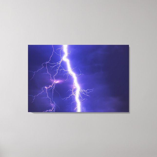 Lightning Canvas Print (Front)
