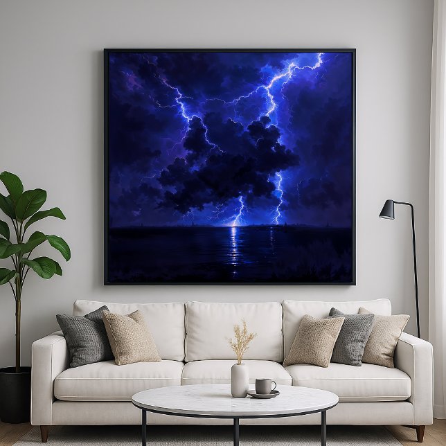 Lightning Cloud - Nature Art Design Poster (Creator Uploaded)