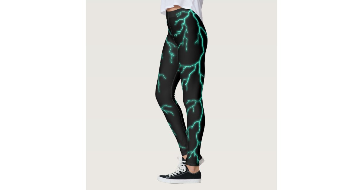 Lightning - Customize it - Yoga Leggings | Zazzle