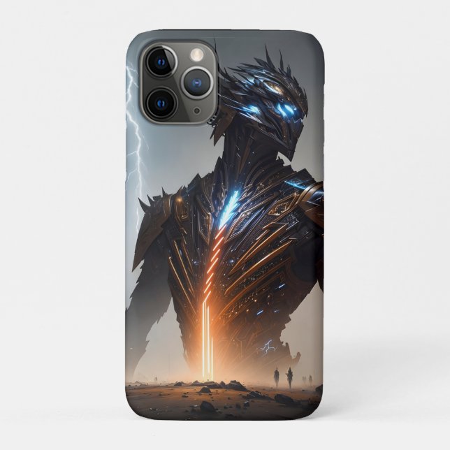 Lightning Cyborg Warrior Case-Mate iPhone Case (Back)