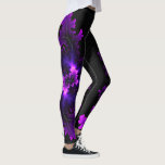 lightning design leggings<br><div class="desc">purple lightning design</div>