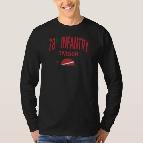 Lightning Division _ 78th Infantry Division Long T_Shirt