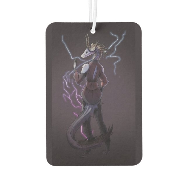 Lightning Dragon Air Freshener (Back)