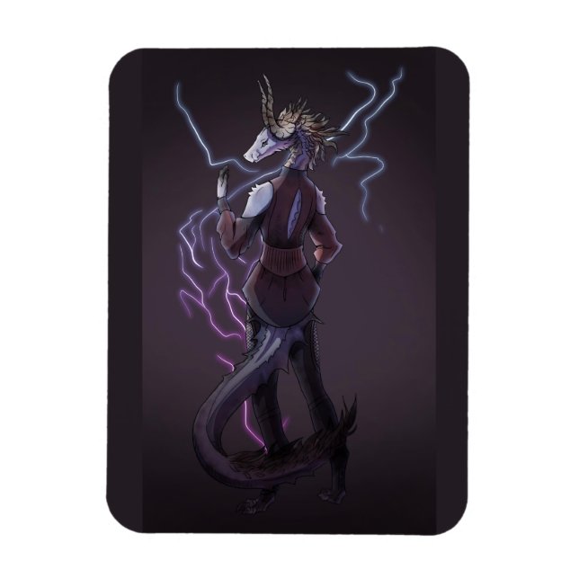 Lightning Dragon Magnet (Vertical)