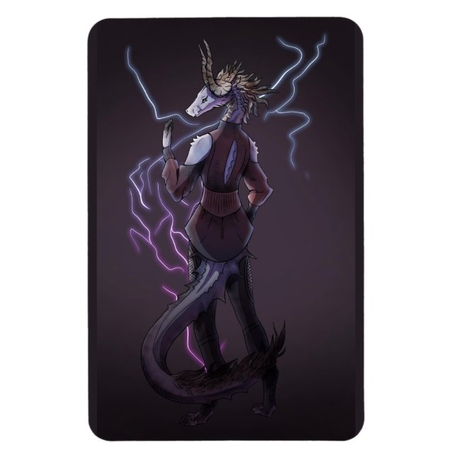 Lightning Dragon Magnet (Vertical)