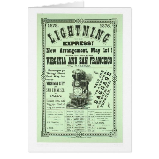 Lightning Express! (1831A) Cards (Front)