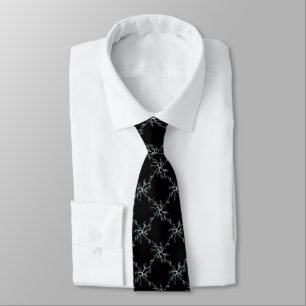 Lightning Grid Pattern Tie