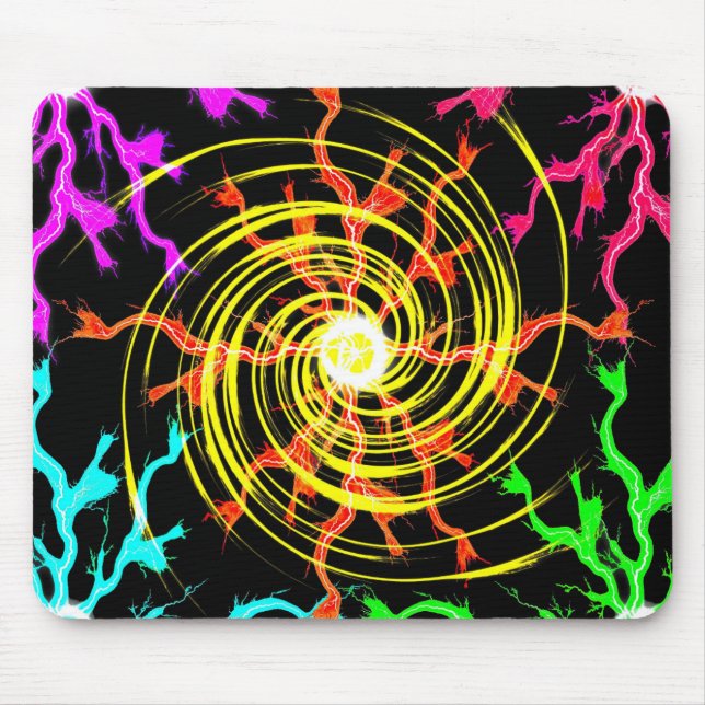 Lightning Hurricane Mousepad (Front)