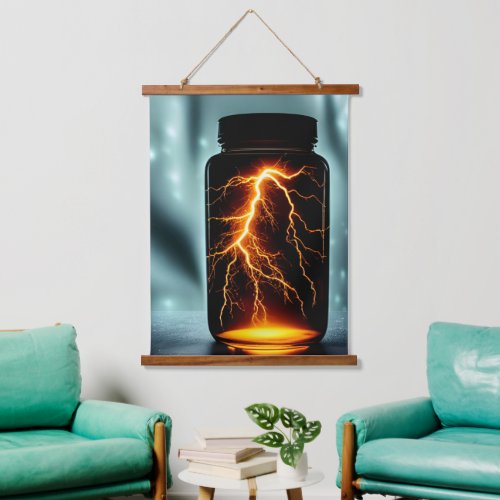 Lightning In A Bottle Digital Art  Hanging Tapestry