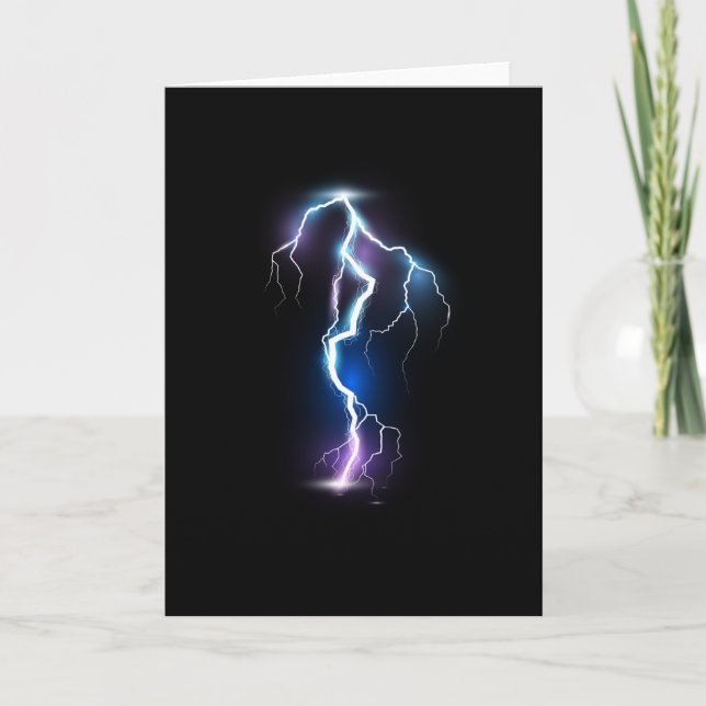 Lightning Lightning Thunderstorm Card (Front)