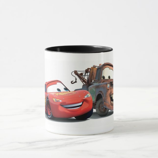 Lightning McQueen and Tow Mater Disney Mug (Center)