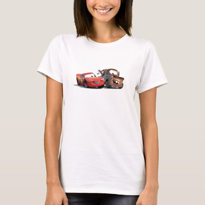 Lightning McQueen and Tow Mater Disney T-Shirt | Zazzle