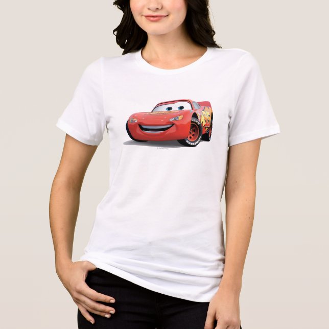 Lightning McQueen | Disney Pixar Cars Tri-Blend Shirt (Front)