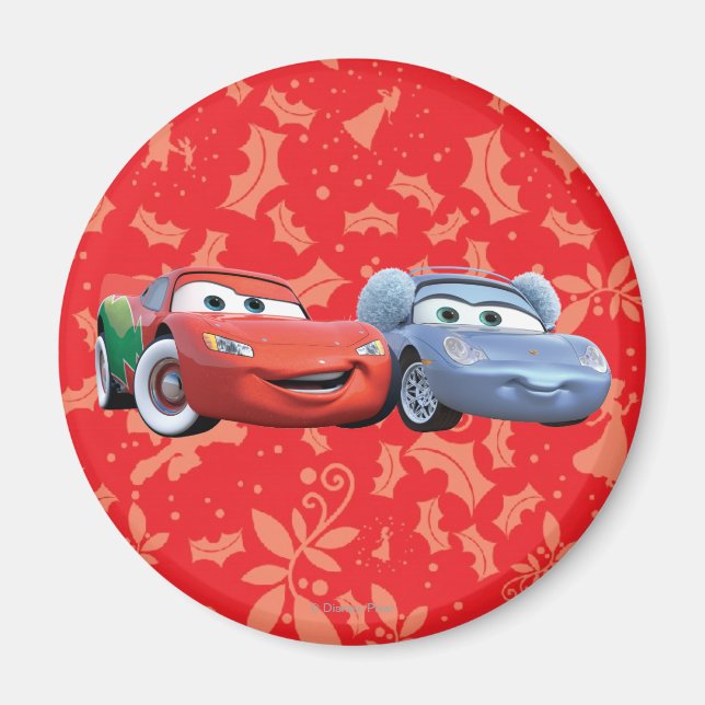 Lightning McQueen & Sally Magnet (Front)