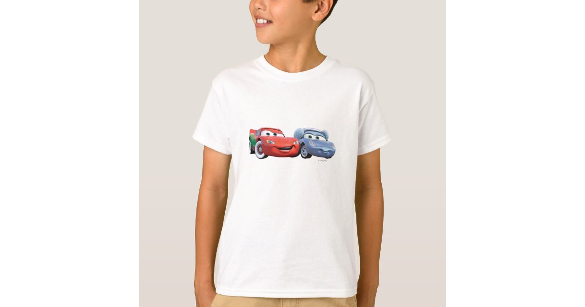 lightning mcqueen and sally t shirts