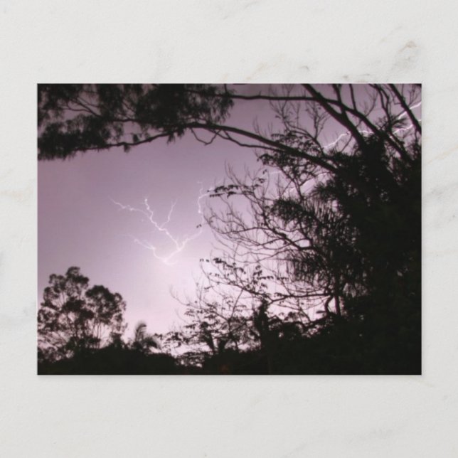 Lightning over Lawnton Postcard (Front)