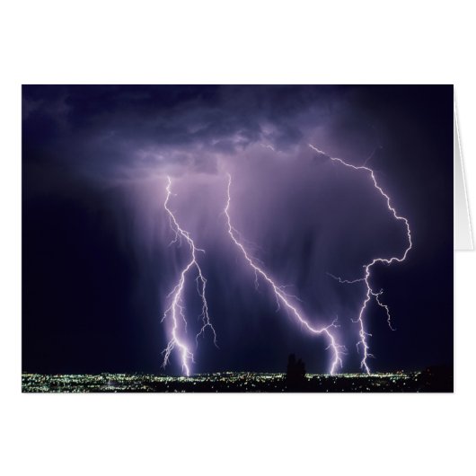 Lightning over Salt Lake Valley, Utah. (Front Horizontal)