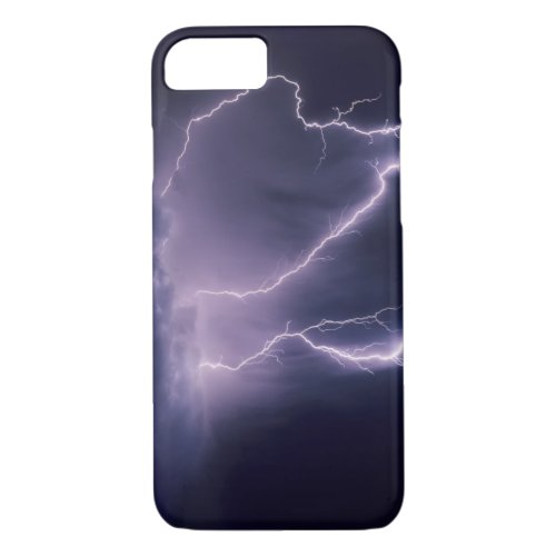 Lightning over Salt Lake Valley Utah iPhone 87 Case
