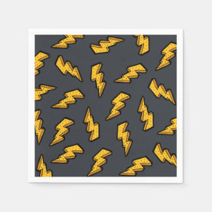 Lightning Pattern Napkins