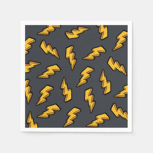 Lightning Pattern Napkins