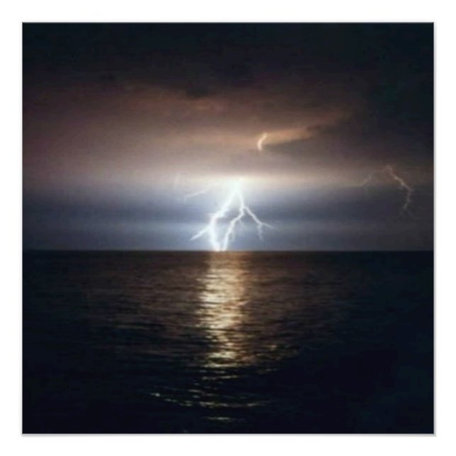 Lightning Photo Print (Front)