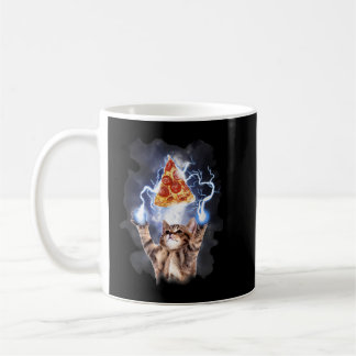 Lightning Pizza Cat  Coffee Mug