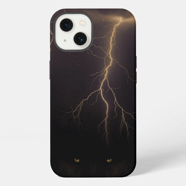 Lightning sky iphone case (Back)