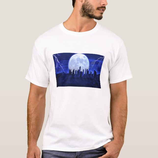 lightning stone circle T-Shirt (Front)