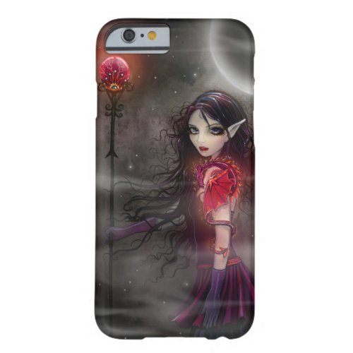 Lightning Stone Fantasy Dragon and Fairy Art Barely There iPhone 6 Case