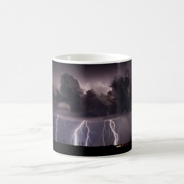 Lightning Storm Coffee Mug (Center)